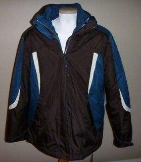 NWT Womens St. Johns Bay® 4 in 1 Winter Coat ski jacket Size Small 
