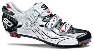 Sidi America Genius 6.6 MEGA Vent Carbon Cycling Shoes Black/White 