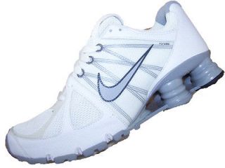 Womens Nike Shox Agent+ Running Shoes Size 7.5 New White Grey 438683 
