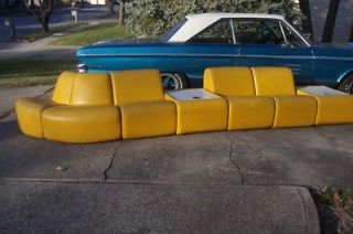 RETRO Sectional Vecta 7 Pc Versatile 1970s MOD Yellow Steelcase Mfg.