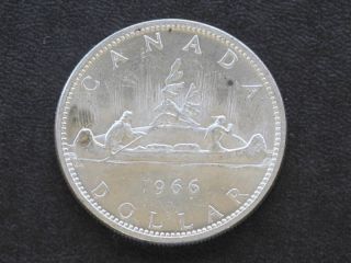 1966 canada silver dollar canadian coin a1764l 