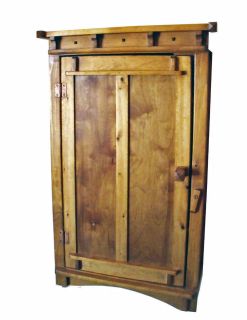 Custom Rustic Southwest Victorian Wood Wall Apothecary/Jelly Cabinet 