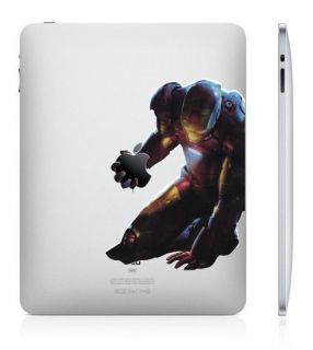  Iron Man Apple iPad 2 Ipad 1 vinyl Decal Skin Sticker WAR MACHINE