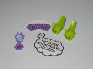   High CLAWDEEN *LOOSE* wave 2 DEAD TIRED mirror SLIPPERS sleep mask lot