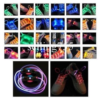 Fation Bright LED Light Up in dark party Shoelace Shoestring Stick 