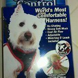 COMFY CONTROL HARNESS~NEW~MEDIUM DOGS~CHEST RANGE 19.5 22~WITH LEASH 