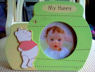   the Pooh Photo Frame hand foot print kit Baby Shower Nursery Gift
