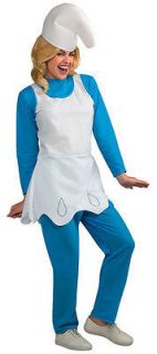NEW Womens Costume Smurfette Top, Pants & Hat Standard Sz 12 ON 