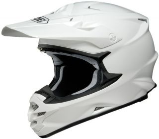 Shoei VFX W White XL Dirt Bike Motocross MX Helmet Snell Extra Large
