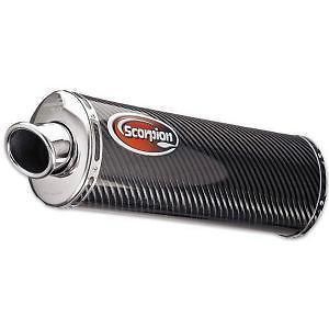 scorpion slip on exhaust 2009 gsxr1000 carbon tip dual time