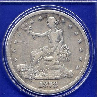 1878 S Trade Silver Dollar Rare Key Date Genuine US Mint Coin San 