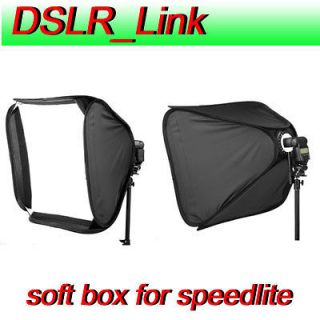 60 x 60cm 24 Soft Box Kit Softbox for 430EX 580EX SB600 Flash 