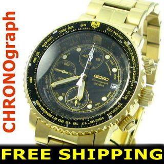 Seiko Men Chronograph 7T62 200M Sport Watch NEW +Warranty SNA414 