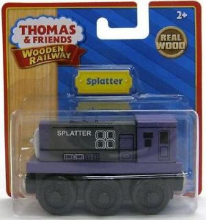 SPLATTER   Thomas and Friends Wooden Train Twins w/ Dodge T NIB   USA 