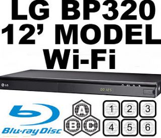 LG BP320 Wi Fi Multi Zone Code Region Free Blu Ray DVD Player 100~240V 