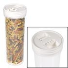 ClickClack Pasta Canister Airtight BPA Free Squeeze Lid