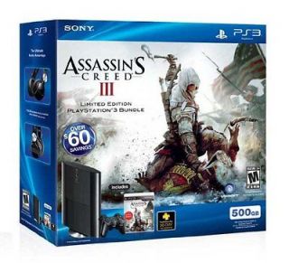 BRAND NEW★ Sony Playstation 3 Super Slim   Assassin’s Creed III 