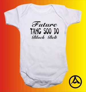 tang soo do future black belt printed baby bodysuit more