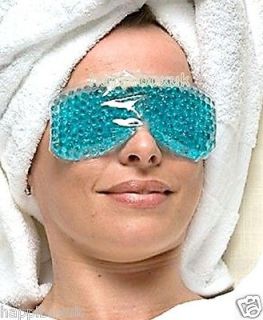 Gel Eye Mask Cold Pack Warm Hot Heat Ice Cool Thermabead Soothing 