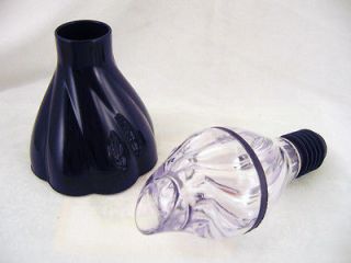 Wine Ventilator Aerator Bottle Pourer with Decorative Stand  NEW 