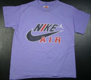   1990s Nike Air Jordan T shirt Kids Space Jam Micheal Jordan Looney
