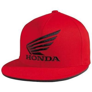 Fox Racing Honda Red Flexfit Baseball Cap Hat Brand New 58317 003