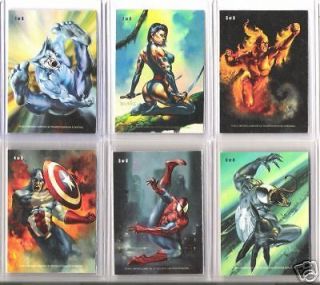 1996 marvel masterpieces in Trading Cards