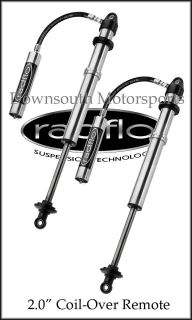 Radflo Suspension 14 Travel 2.0 Coil Over Remote Reservoir Off Road 