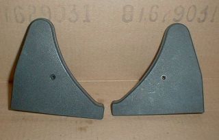 Fiat 2000 Spider Front Seat INNER HINGE COVER Set 1979 85 #7889