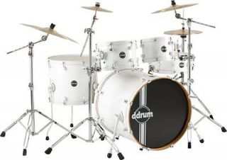 ddrum reflex 5 piece shell pack white white time left