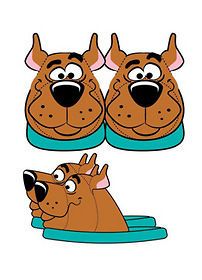 Scooby Doo Plush Slippers (2012)   New   Apparel & Accessories