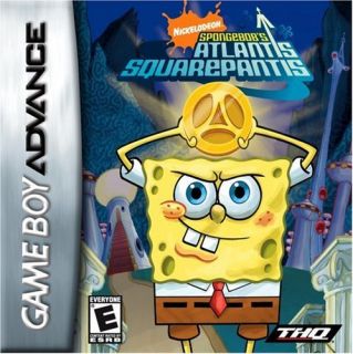 SpongeBobs Atlantis SquarePantis Nintendo Game Boy Advance, 2007 
