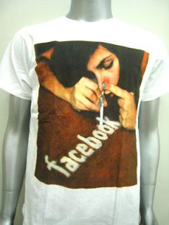 Amy Winehouse Funny Coke Addict of Fear Designer Drug Art Mens T Shirt 