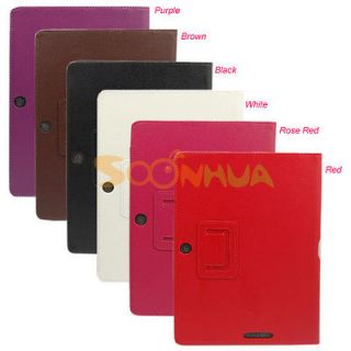 Fold Leather Kickstand Shell Skin Cover Case For ASUS Transformer 