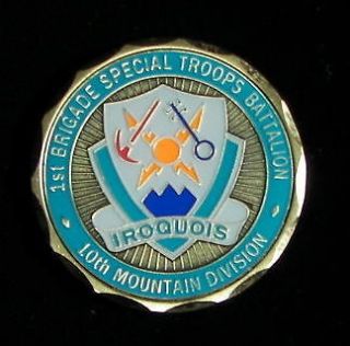   Speical Troops Battalion, 10th Mountain Div OIF IV Challenge Coin