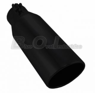 Ford Pypes Diesel 3.5 In 4.5 Out 12 Long Black Exhaust Tip