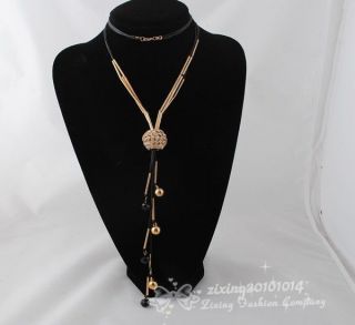 1x Clothes Chain/Pendant W/Stone Ball Wax Ford Womens Accessories 