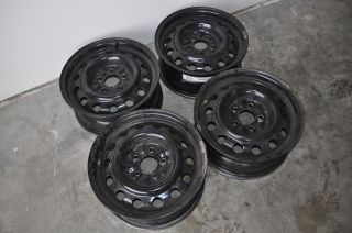 Winter Wheels Rims 15x6.5 5/108 5 Lugs X 66003 Metal Black