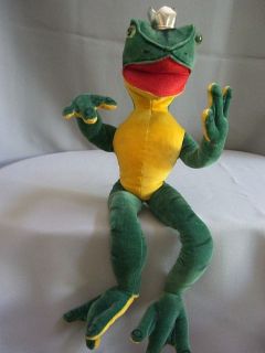 steiff frog prince 16 17 tall velveteen 1970 s posable