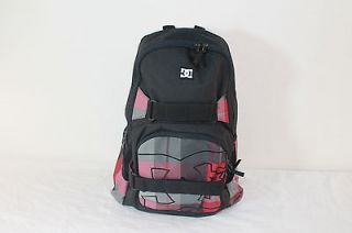   NELSTONE GRAPHIC SKATE/BOOK/TRAVEL/BACKPACK  RED/CHARCOAL/BLACK PLAID