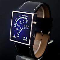   Great Whole Sale Fashion Blue LED Light Mens Fashion Wrist Watch,WL5