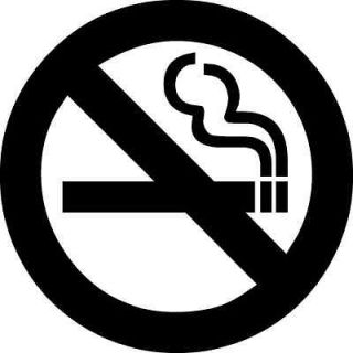 Non No Smoking Sign Sticker Vinyl Decal For Shop Boat RV Laptop And 