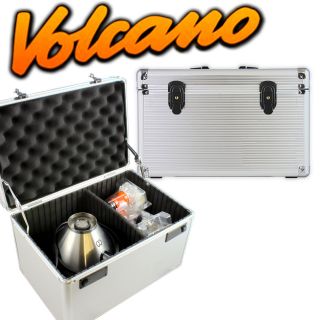 Metal Travel Case Volcano Classic or Digital Vaporizer Vape w/ Padded 
