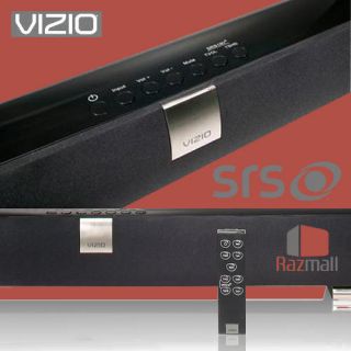 Vizio VSB200 2.0 HD Sound Bar SRS TruSurround Home Theatre Audio 