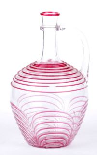 antique nailsea glass decanter 19 century  288