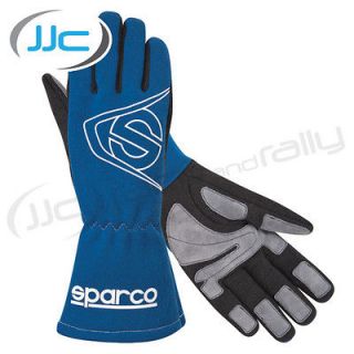 Sparco Land L 3 Race Gloves Blue Size XS Rally Track Day Fire Proof