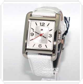 TOMMY HILFIGER WOMENS CLASSIC WHITE DIAL LEATEHR WATCH 1781197