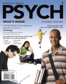 PSYCH by Spencer A. Rathus 2011, Paperback