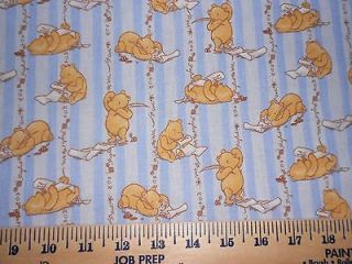 classic pooh journals 1 2 yard x 42 cotton fabric