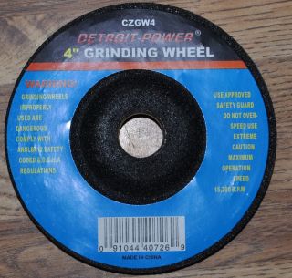 NEW 4 Four Inch Grinding Cut Off Wheels Disc 3/16 Thick 5/8 Arbor 